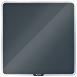 Glasbord Leitz Cosy magnetisch 450x450mm grijs