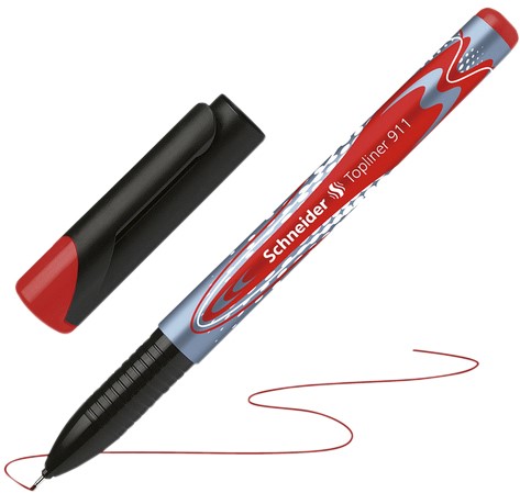 Fineliner Schneider Topliner 911 0.4mm rood-2
