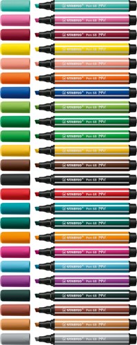 Viltstift STABILO Pen 68/30 Max bleek vermiljoen-3