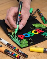 Paintmarker Uni POSCA PC5M medium metallic blauw-3