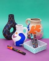 Paintmarker Uni POSCA PC8K breed schuin fluor turquoise-7