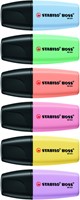 Markeerstift STABILO BOSS mini pastel assorti 6 stuks-3