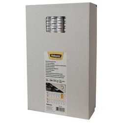 Bindrug Fellowes 16mm 21rings A4 wit 100 stuks