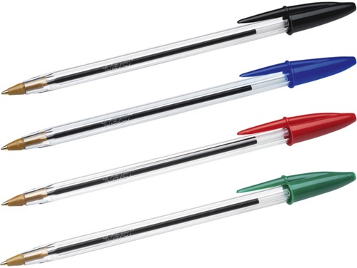 Balpen Bic Cristal medium assorti zakje à 8+2 gratis-2