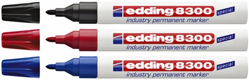 Viltstift edding 8300 industrie rond 1.5-3mm zwart-3
