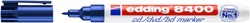 Cd marker edding 8400 rond 0.5-1.0mm blauw