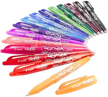 Rollerpen PILOT friXion medium assorti blister à 3 stuks-3