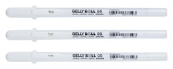 Gelschrijver Sakura Gelly Roll Classic 08 set à 3 stuks wit