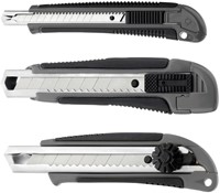 Snijmes Westcott professional 18mm met draaisluiting grijs/zwart-2