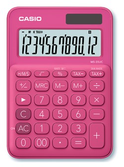Rekenmachine Casio MS-20UC rood