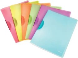 Mappen met klemmechaniek